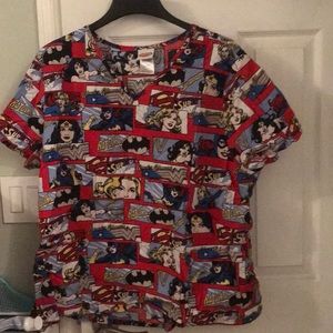 Super ladies scrub shirt size 2x